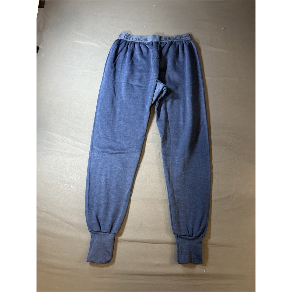 "Lux Cott's Wool" elastic waistband and cuffed ankles Xl